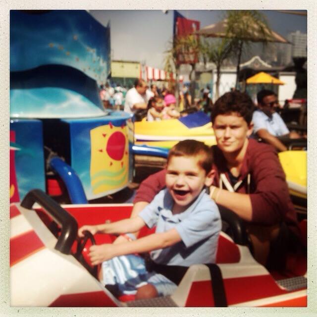 …rode a few rides… 