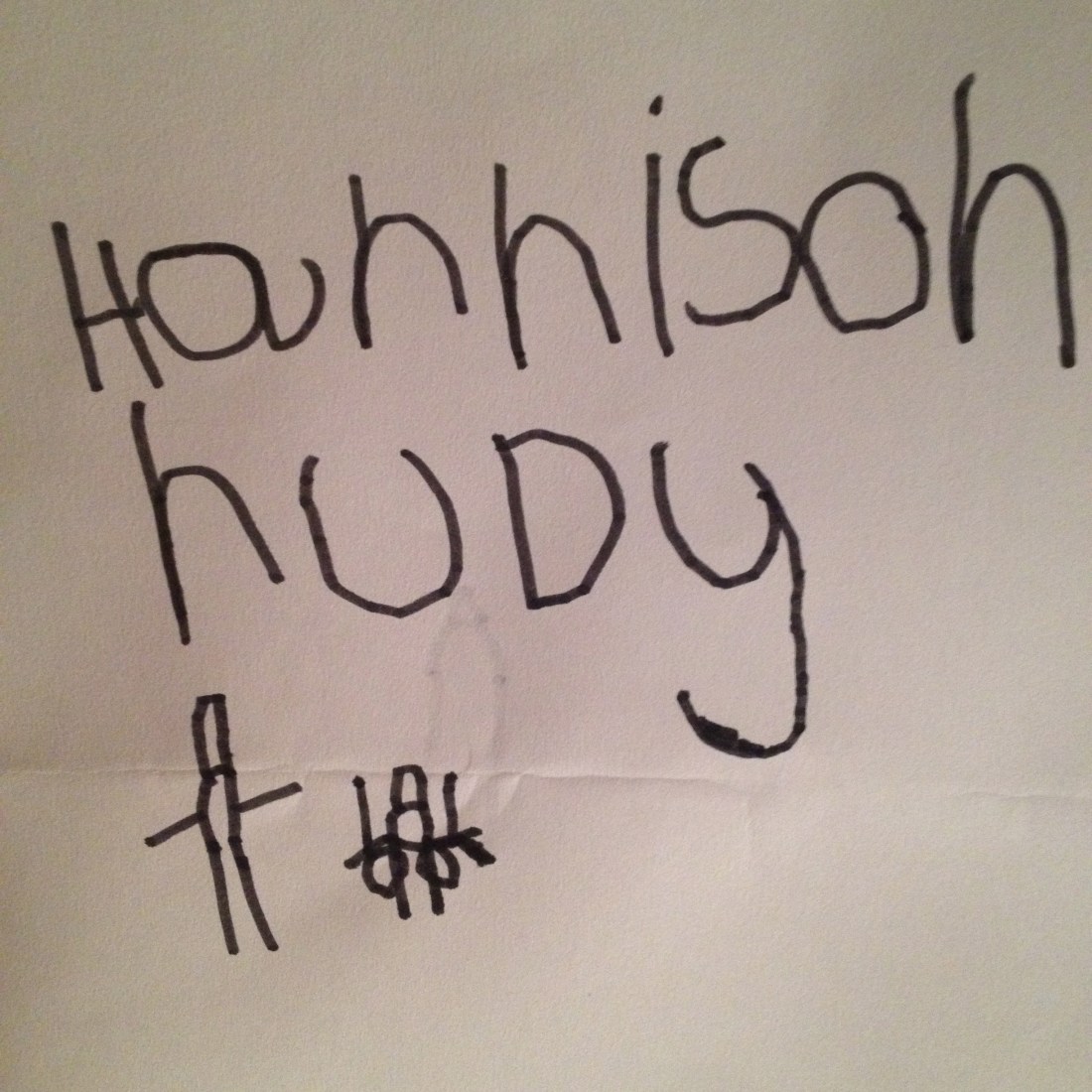 One of Rudy's classmates gifted us with a picture he drew of himself with Rudy :)  I LOVE his depiction of Rudy in his wheelchair…sweet!