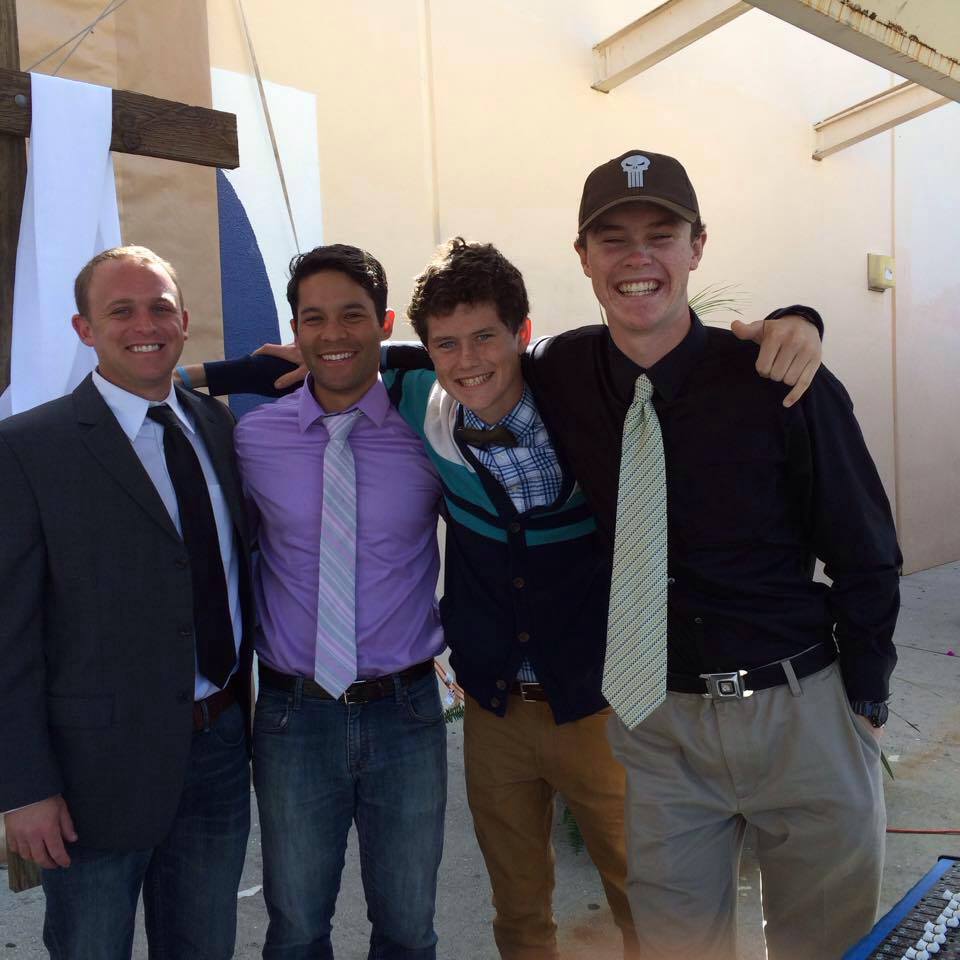 Four Rock Stars setting the stage for Easter morning worship!!  You'll be seeing more of Jeremy and Aaron later this spring as they are both marrying their sweethearts and Rudy is invited!  Ha Ha