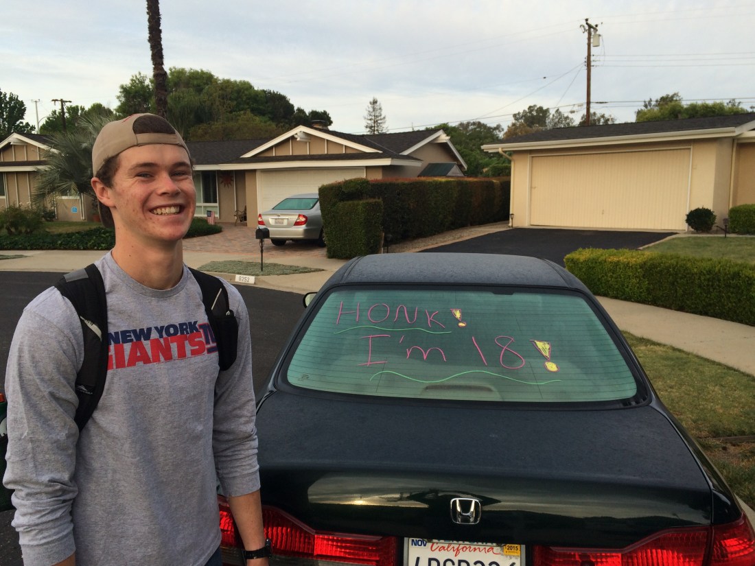 Wilson hit a MAJOR milestone birthday this month!!!  Woo Hoo!  Happy EIGHTEENTH Birthday Big Boy! 4-9-15