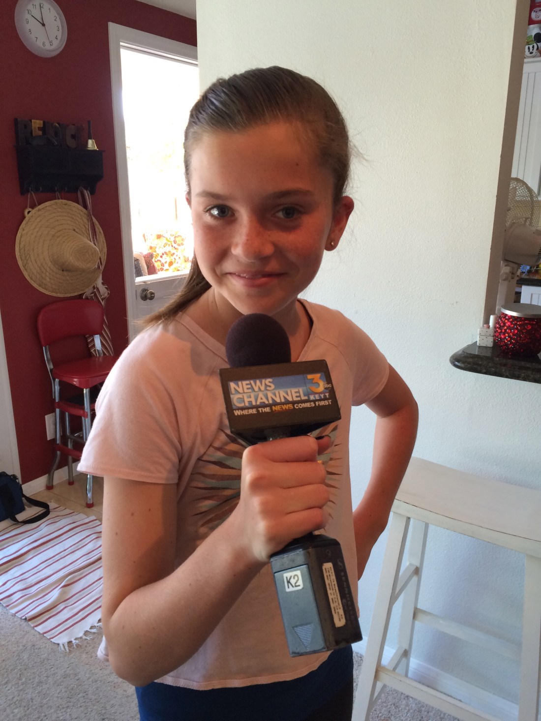 Livy tried her hand at hard-hitting reporting!