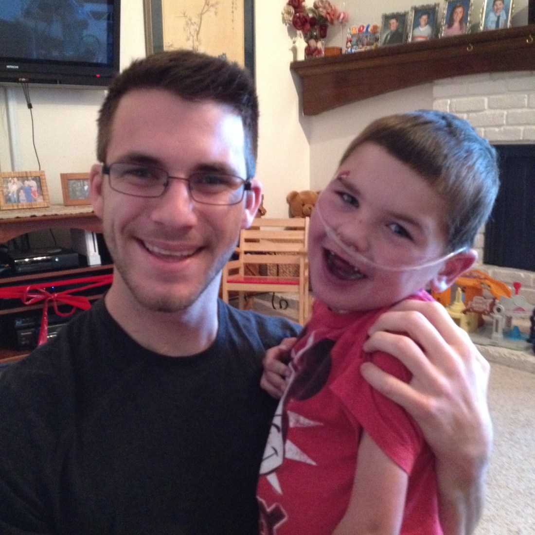 A visit with cousin Josh from Alabama helped kick off the official start of spring with lots of laughs and tackles!