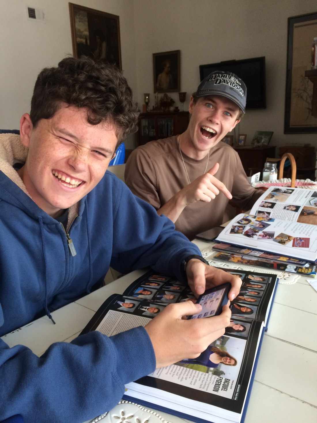 Favorite activity this time of year?  Pouring over the newly released HS Yearbook, of course!!!!