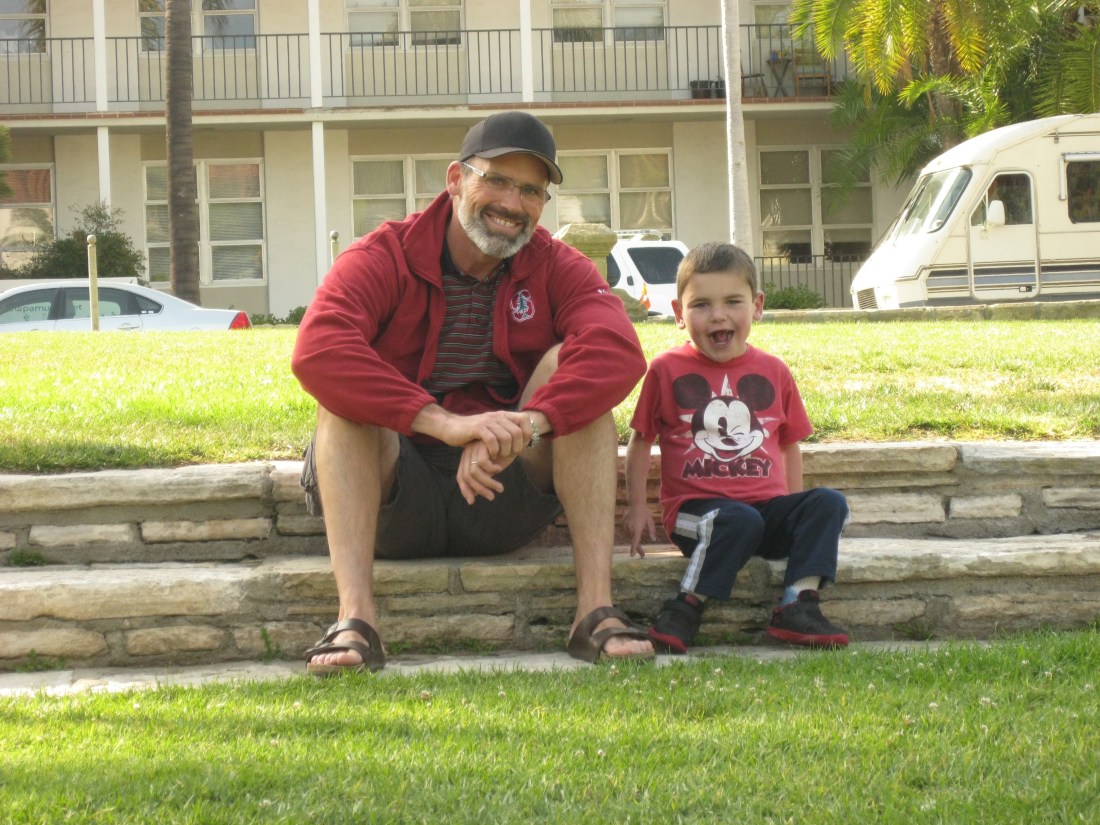 Rudy was a little bored at the courthouse taking pictures but found a quiet spot to hang with dad.