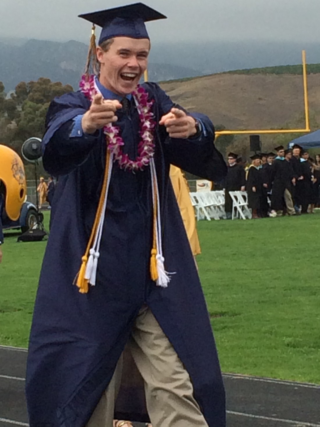 Goin' to get that diploma!