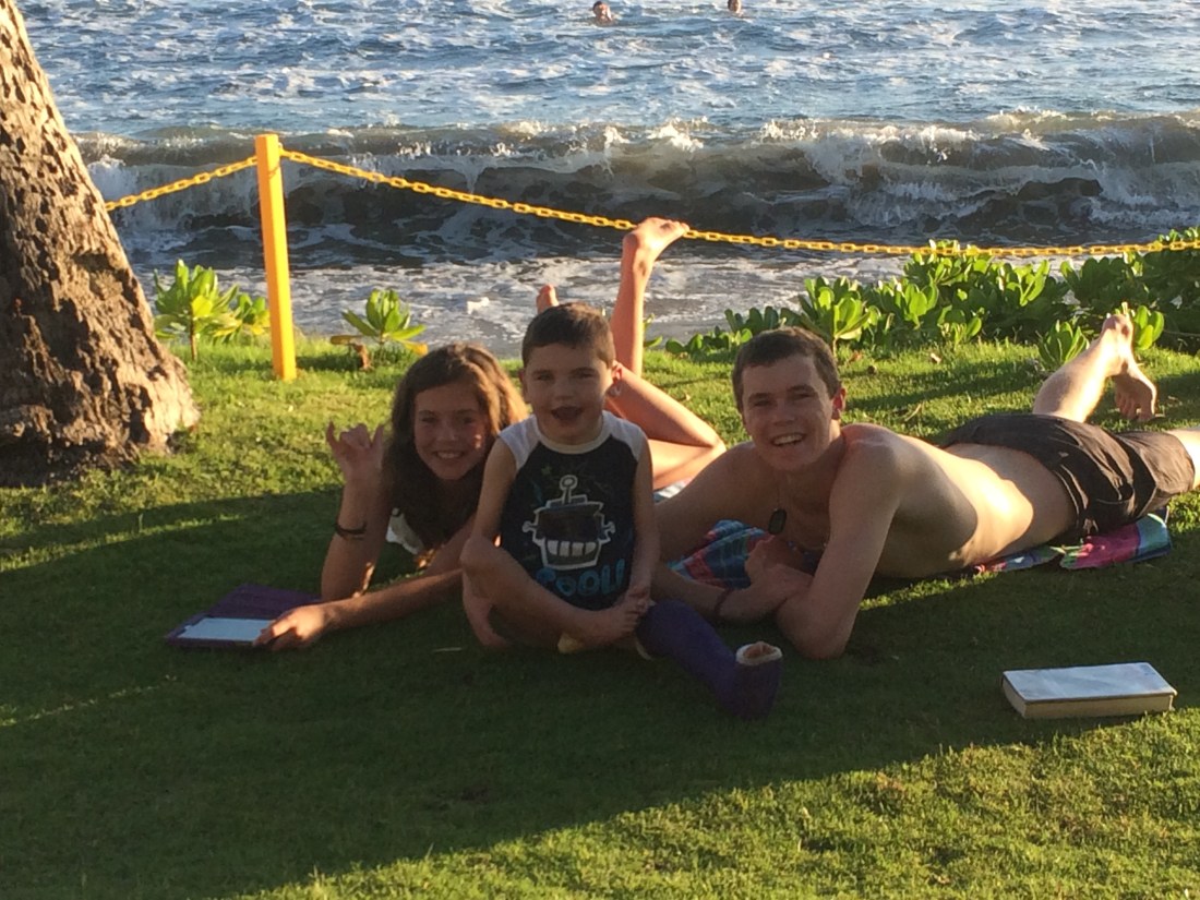 Chillin' off the lanai...