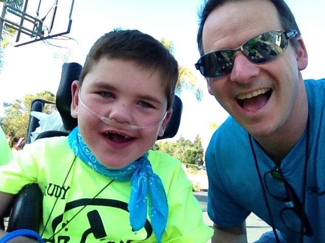 A VBS selfie with Rudy and teacher Greg!