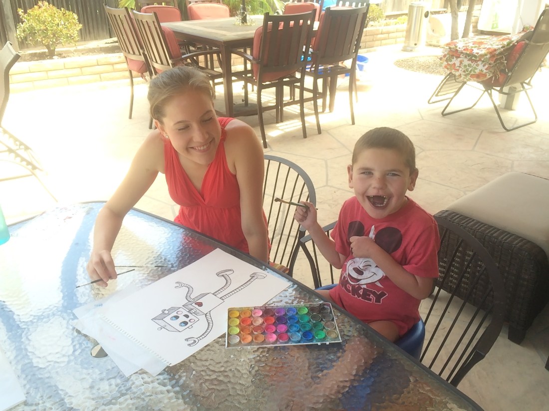 Craft time with C.C.