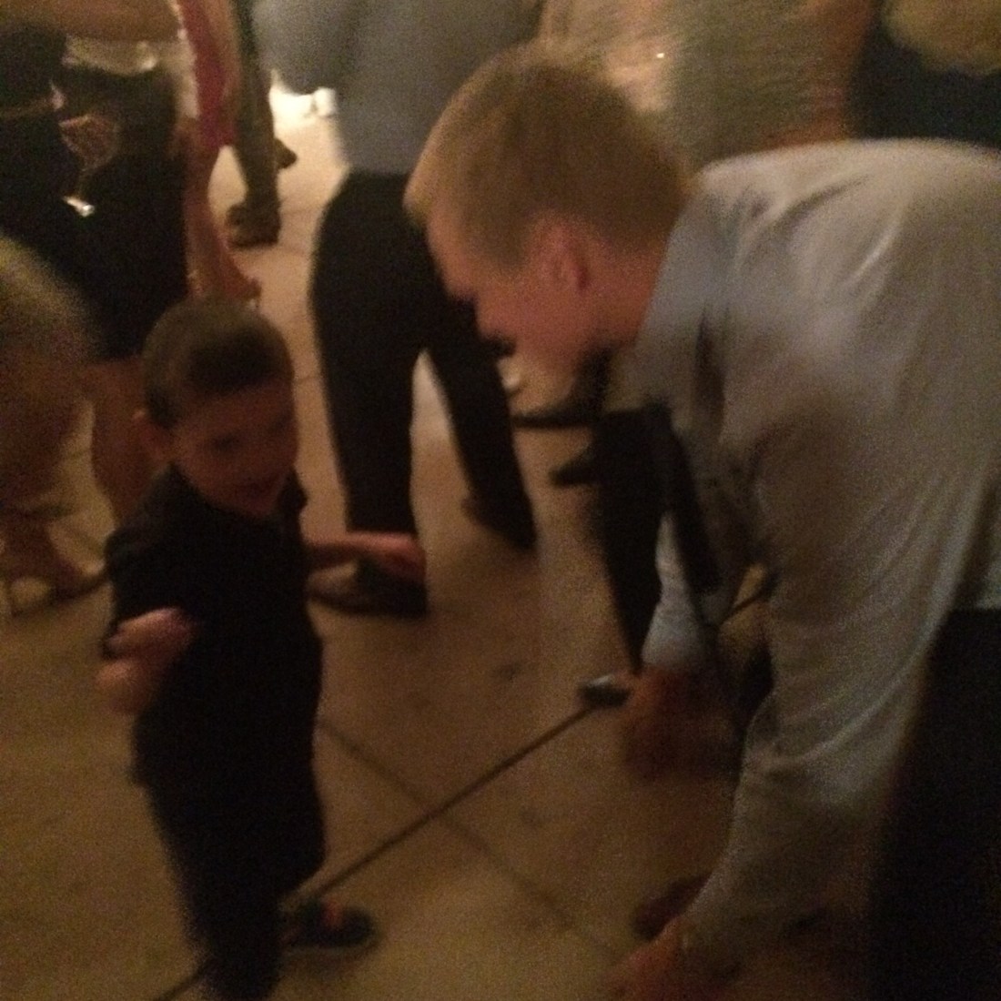 Rudy dancing with the groom!