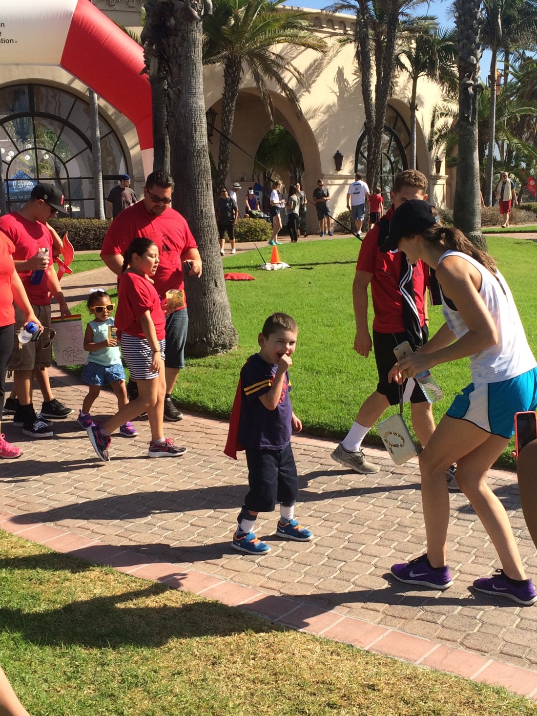 ...even Miss A. tried hard to coax him to cooperate...