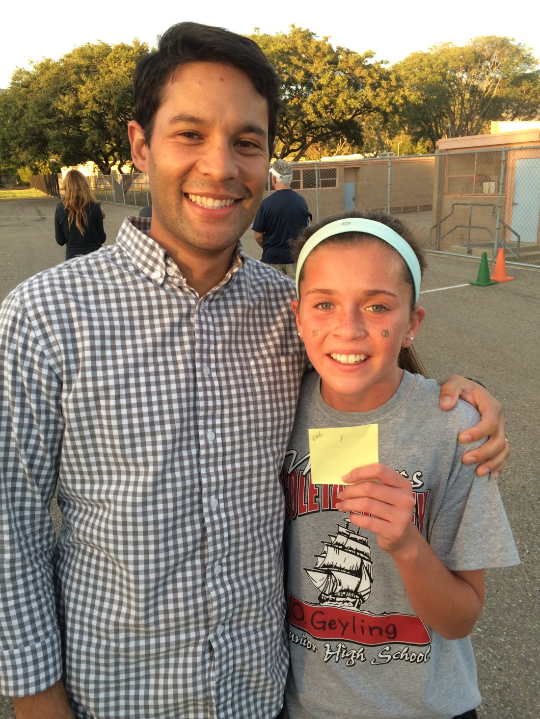 ...and the 2.0 mile!  (with youth pastor and friend Aaron)